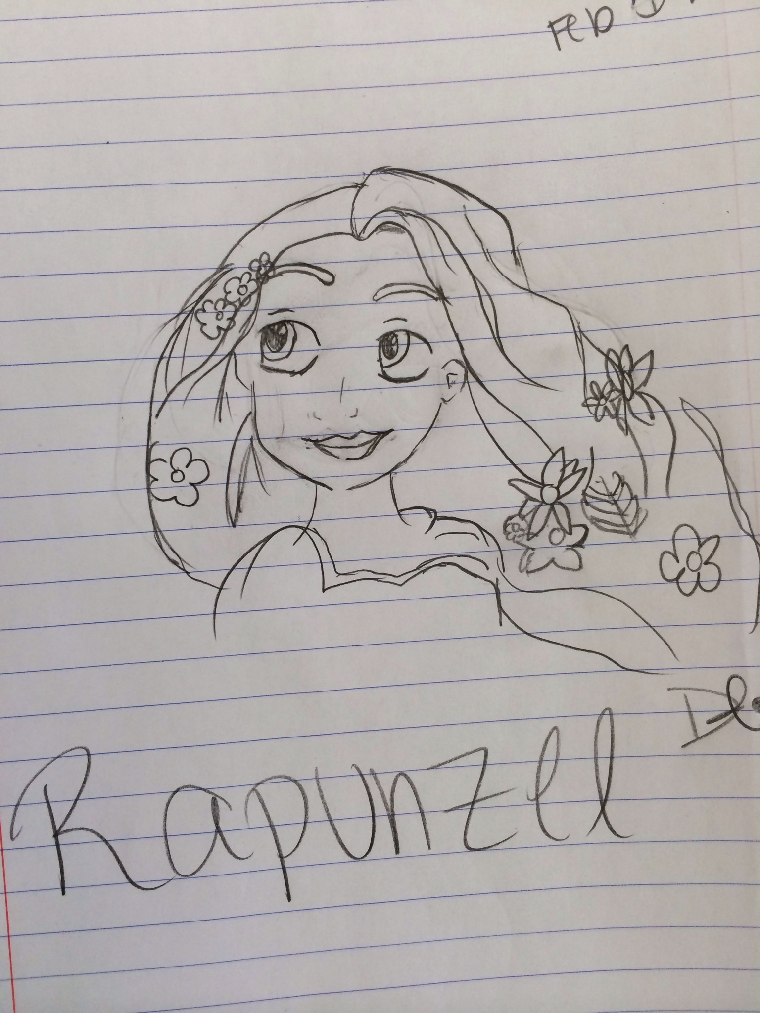 Rapunzel And Pascal  Pencil Sketch by guyx23 on DeviantArt