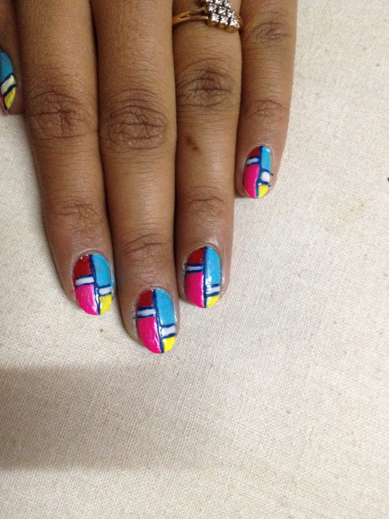 How to create attention grabbing geometrical nail art!!!! - B+C Guides