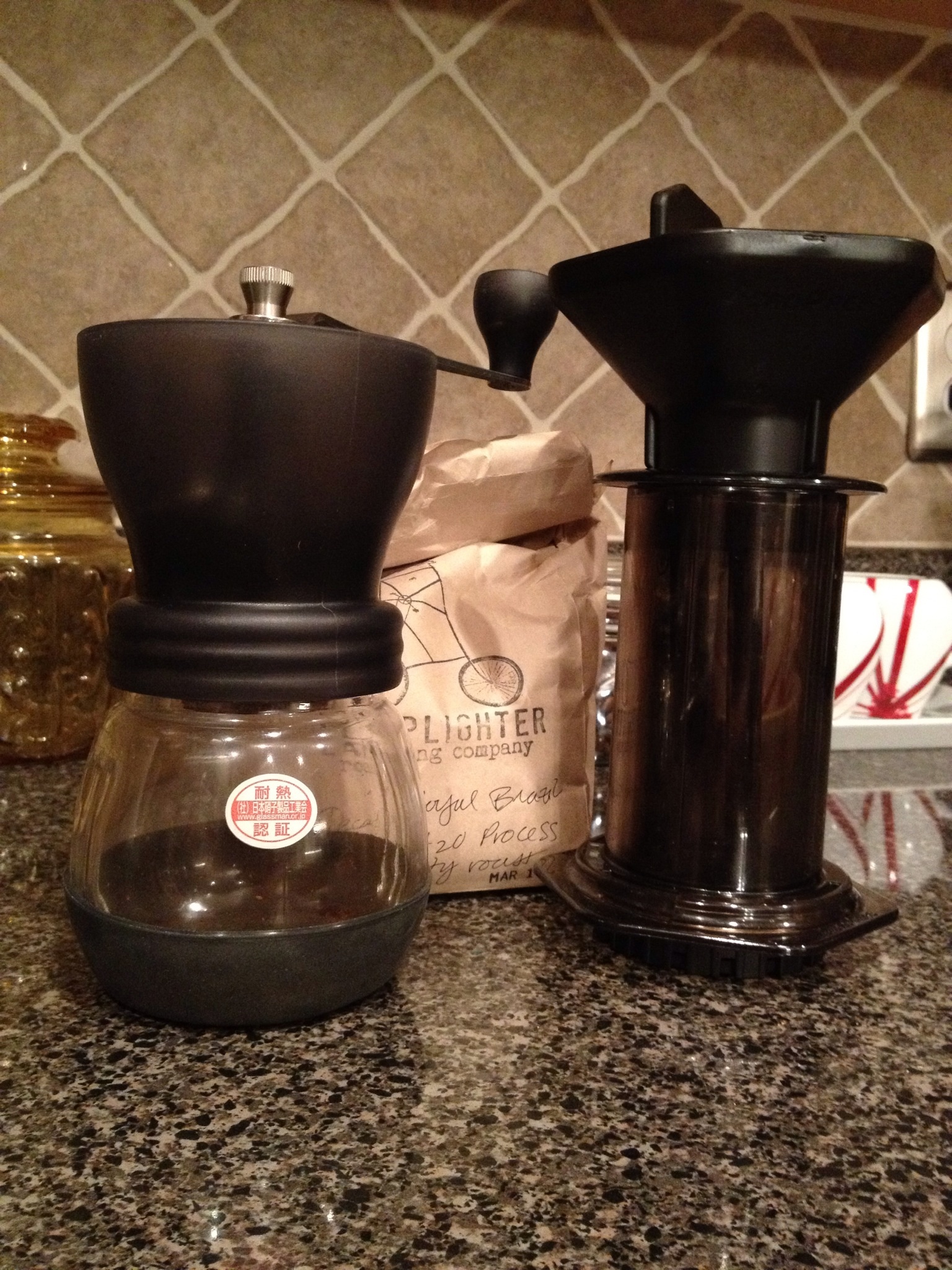 perfect cup of coffee with an aeropress 