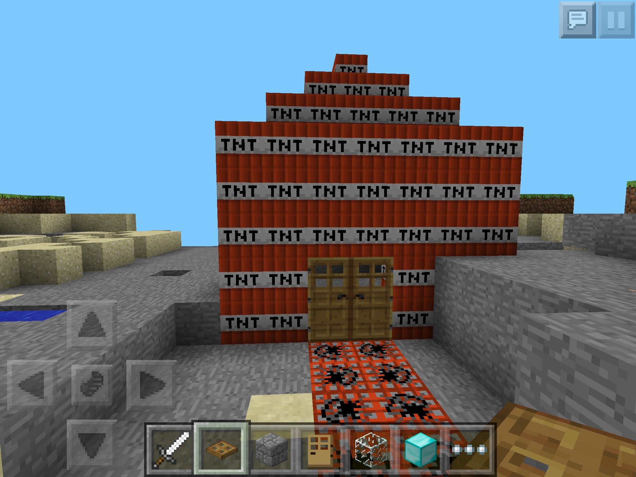 How To Build A Cool Tnt House In Minecraft My World B C Guides