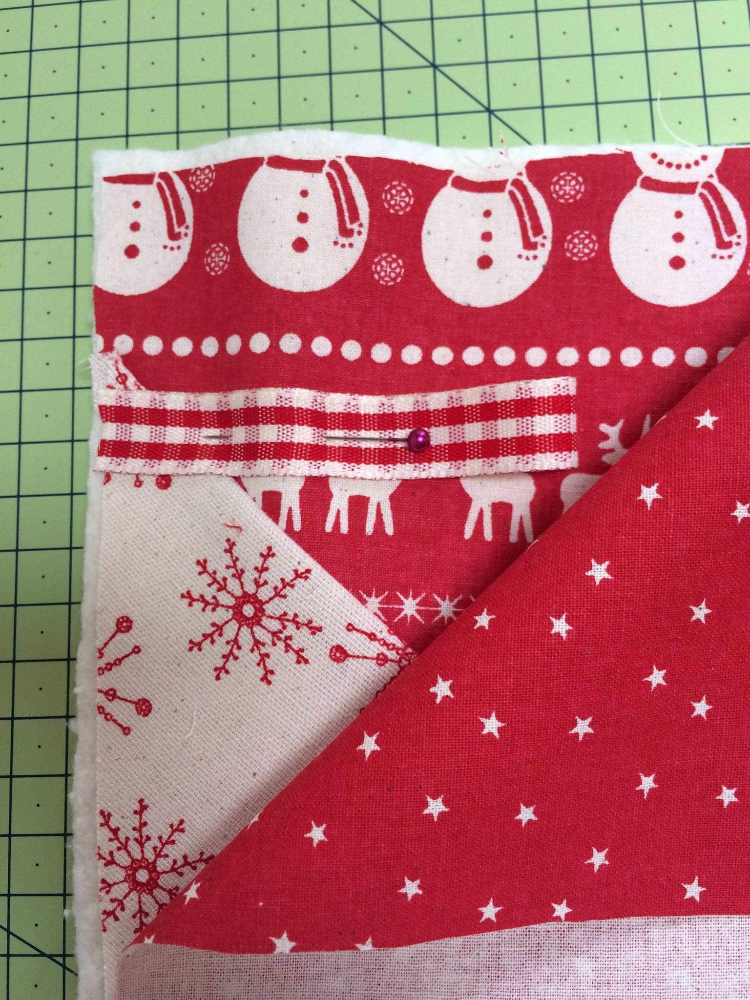 How to make a patchwork christmas stocking - B+C Guides