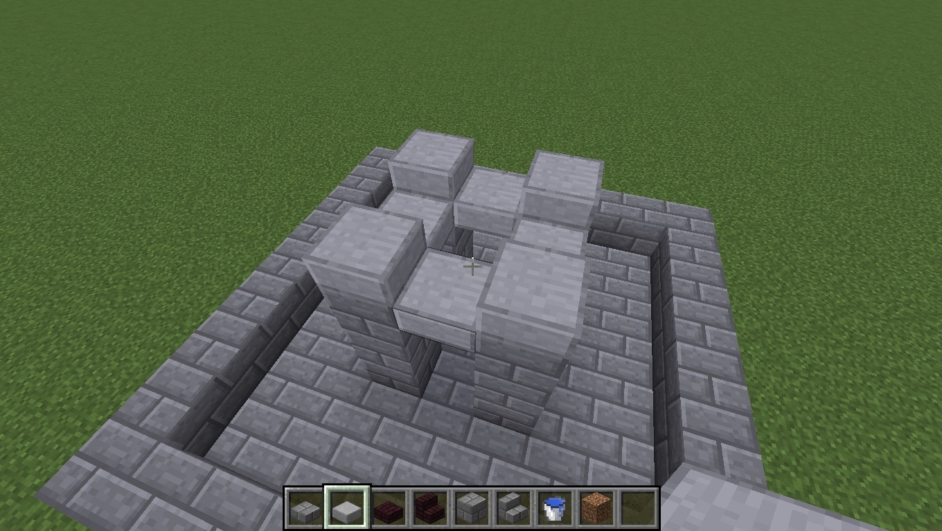 How to make a simple fountain in minecraft - B+C Guides