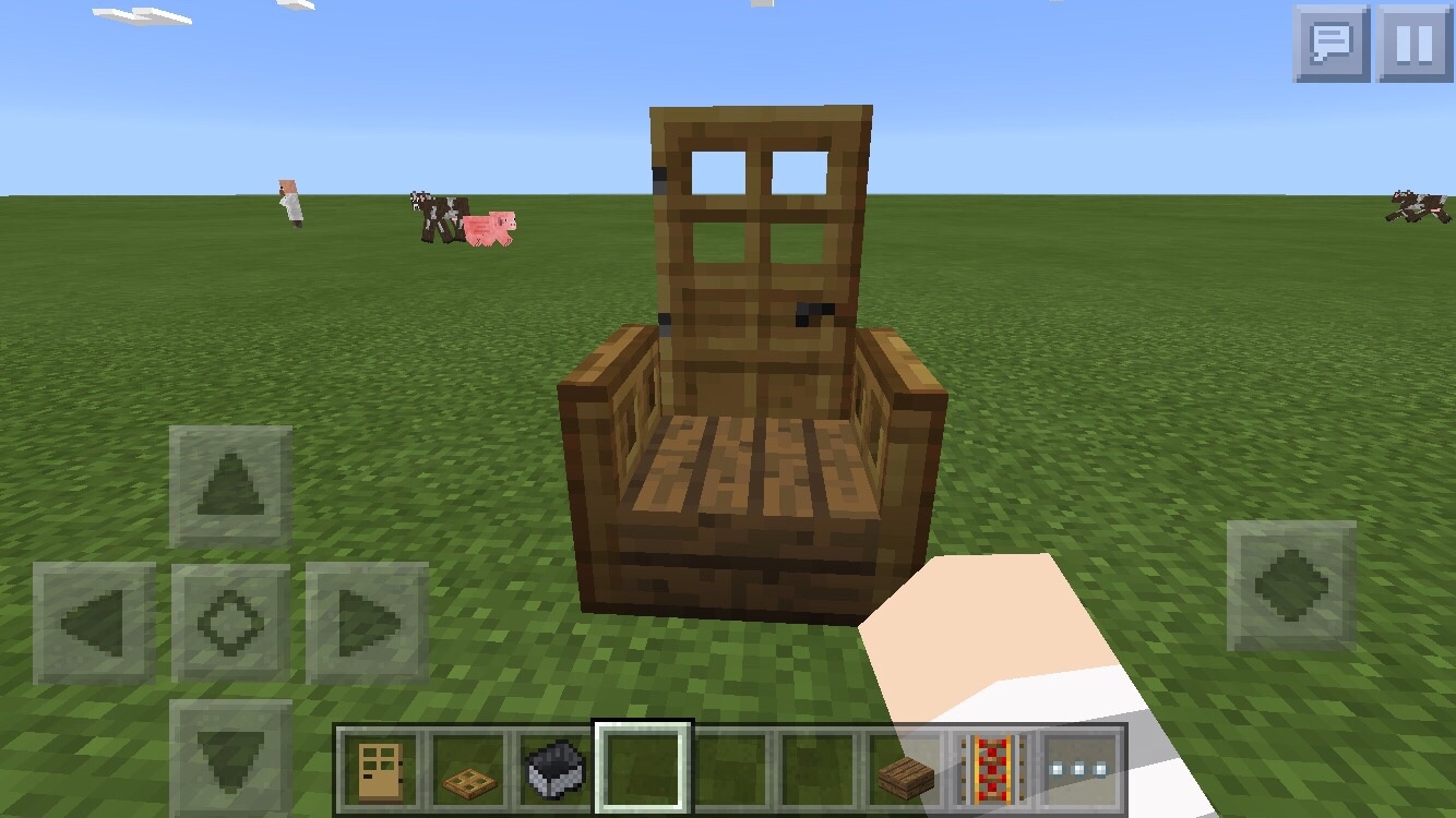 Make a discount chair in minecraft