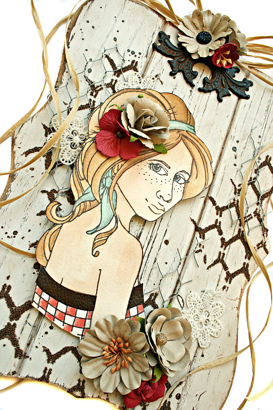 How to create a bloom girl decor piece by robbie herring!