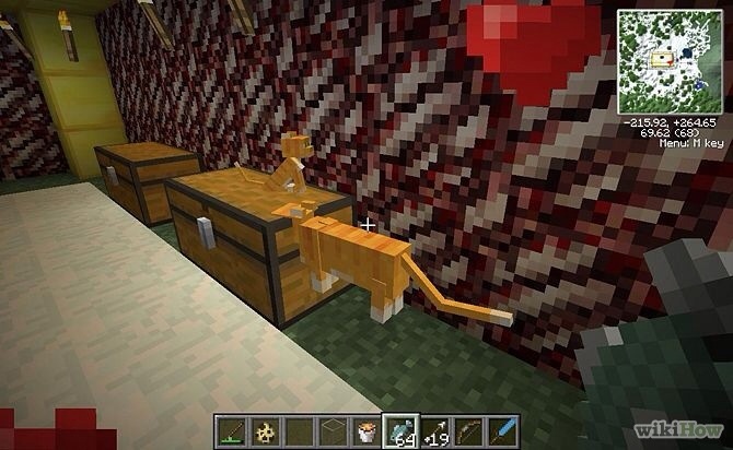 Minecraft cat outlet bed