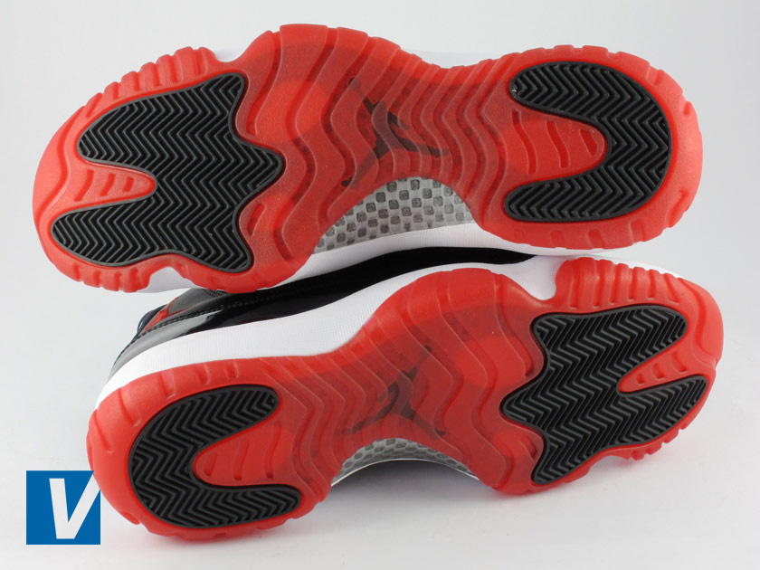 how to tell if jordan bred 11 are fake