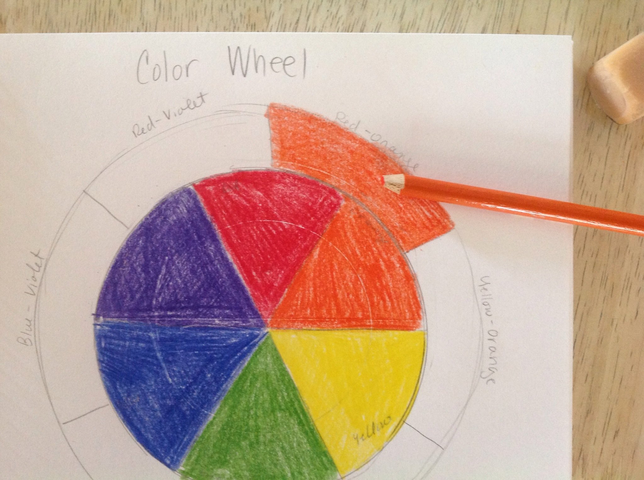 Color wheel drawing - ptudress