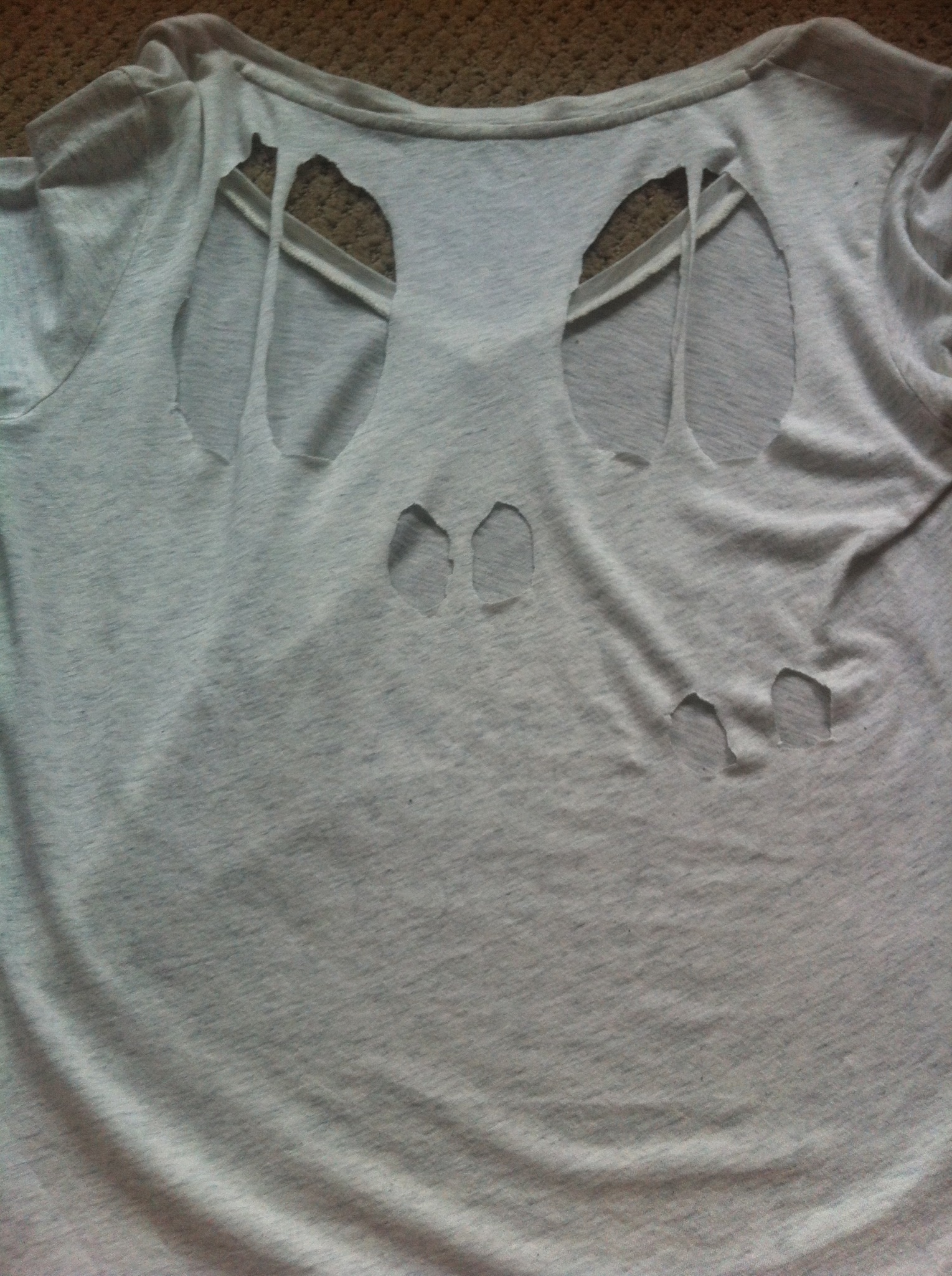 Skull Cutout T-shirt (with Pictures) - Instructables
