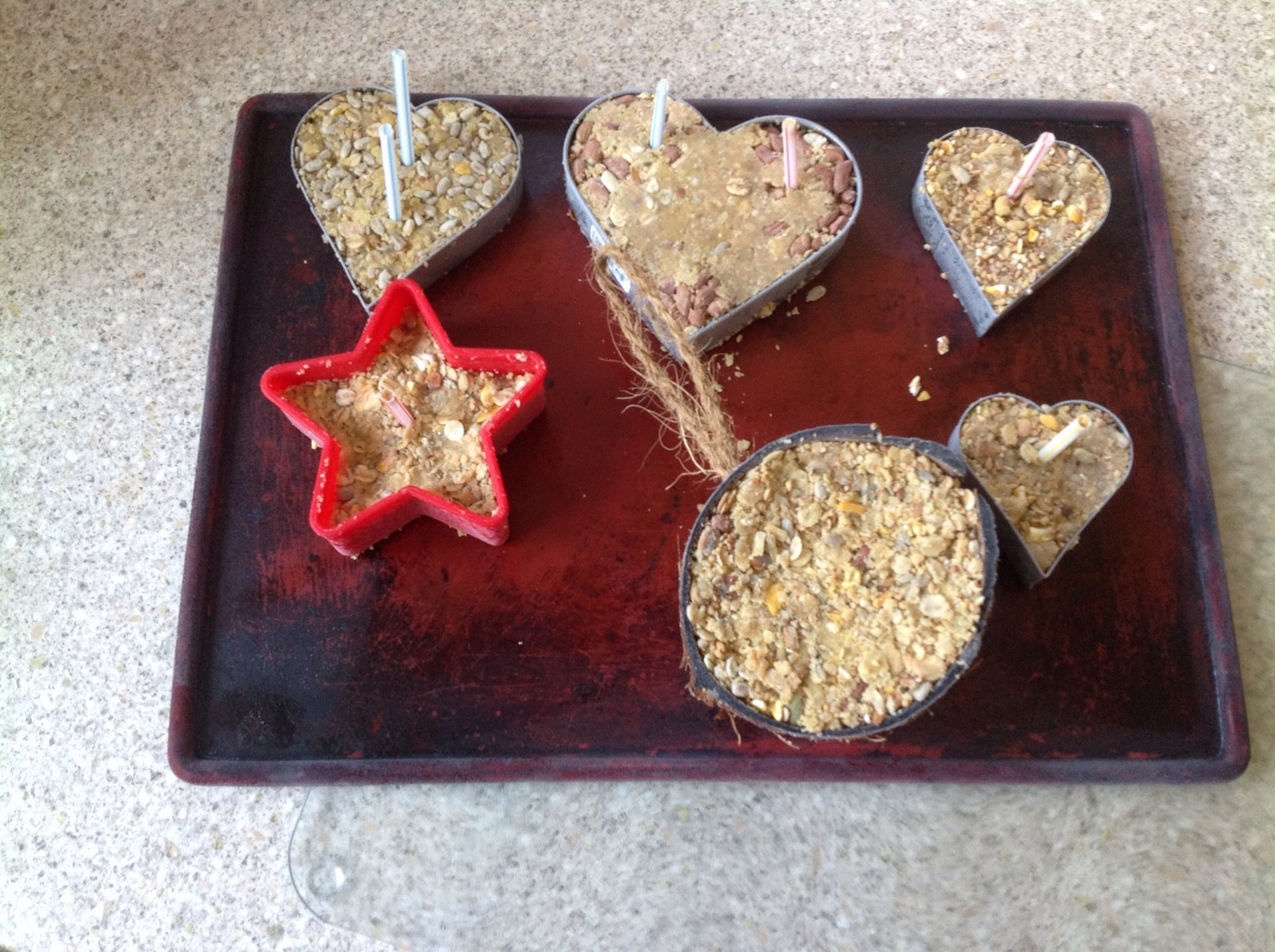 How to make home made bird feed suet cakes - B+C Guides, image size:2048x1529