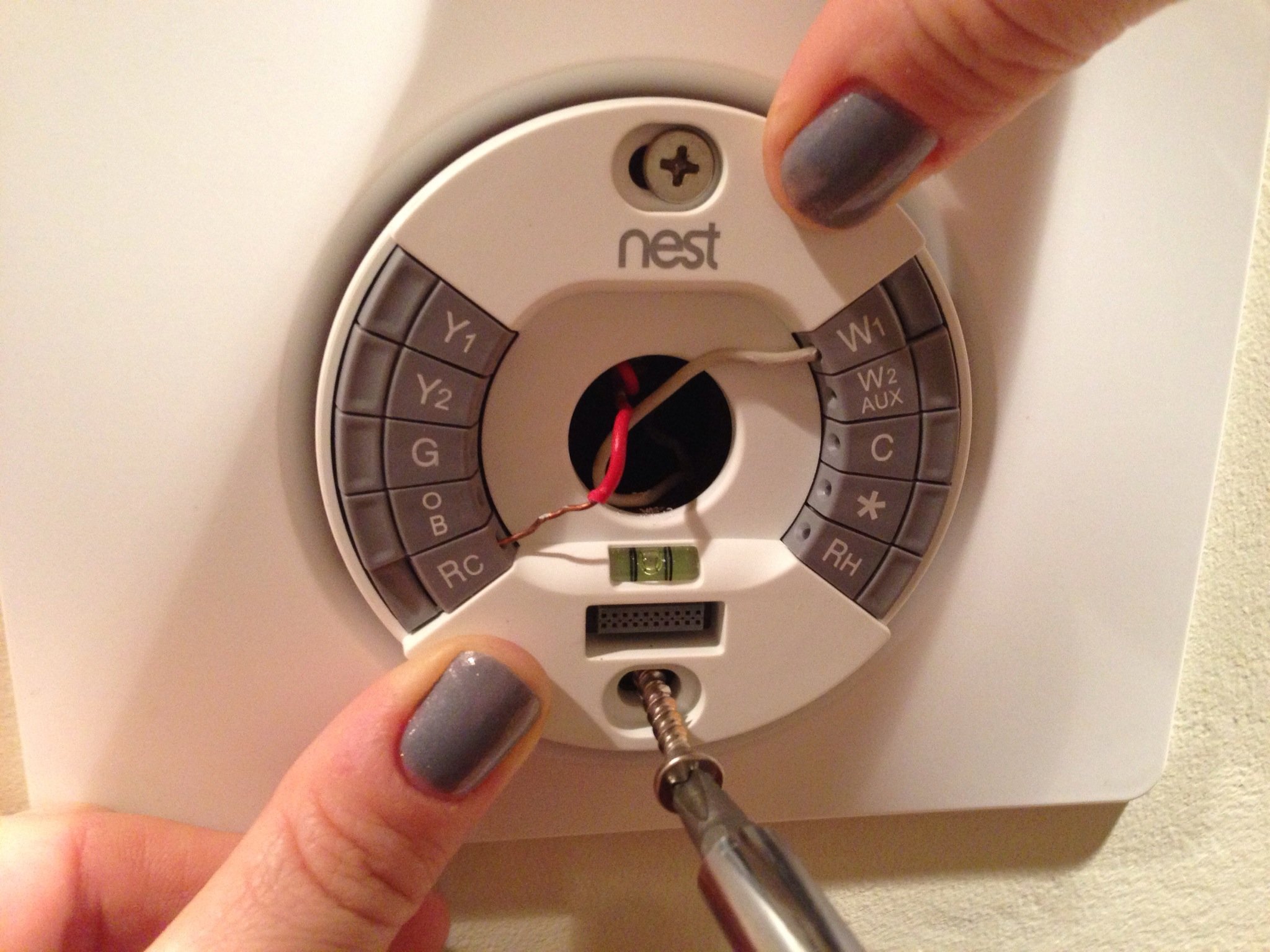 How to install a 2nd generation nest thermostat - B+C Guides  Nest Thermostat 2 Wiring Diagram    Guides - Brit + Co