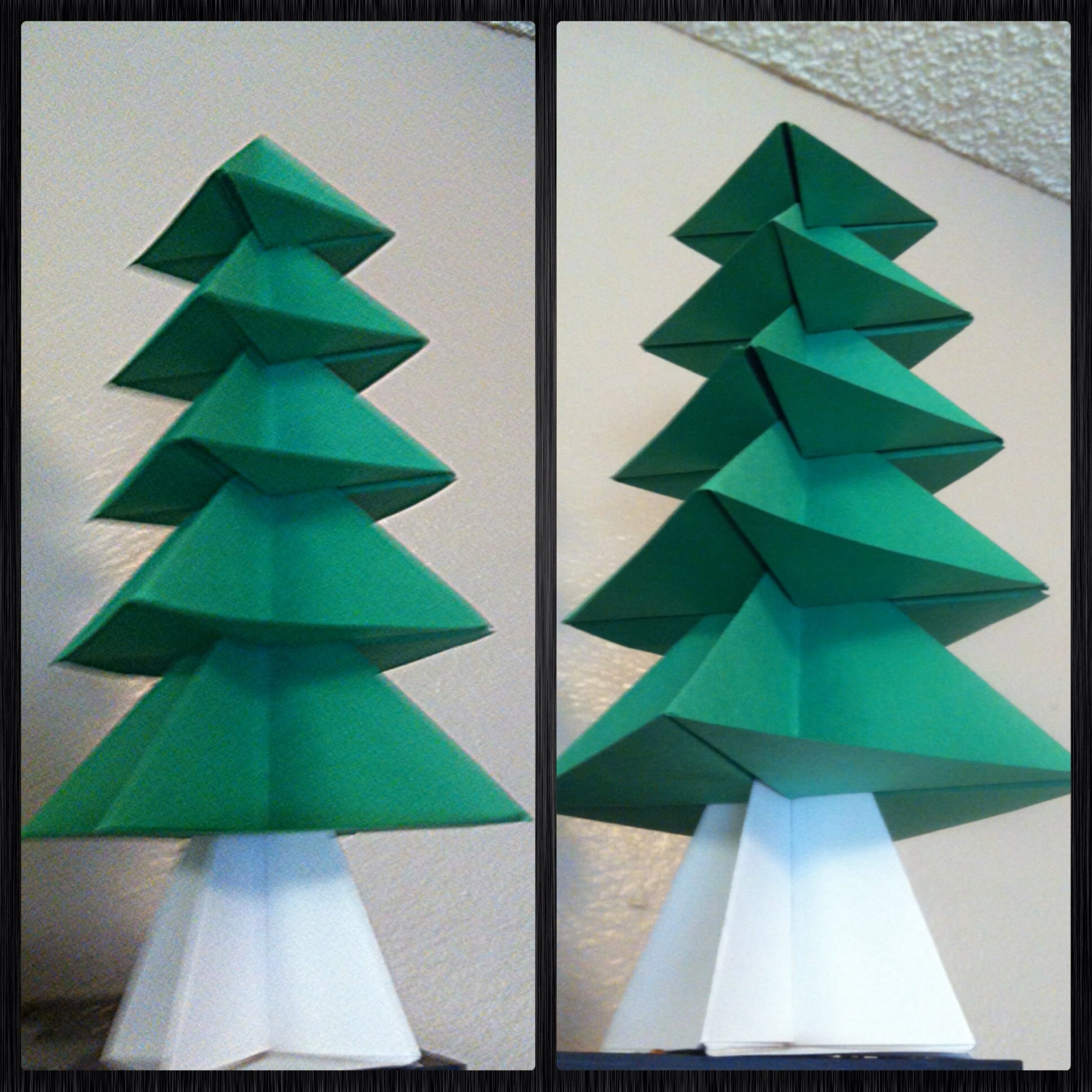 How To Make An Origami Christmas Tree Image Result For How To Make A