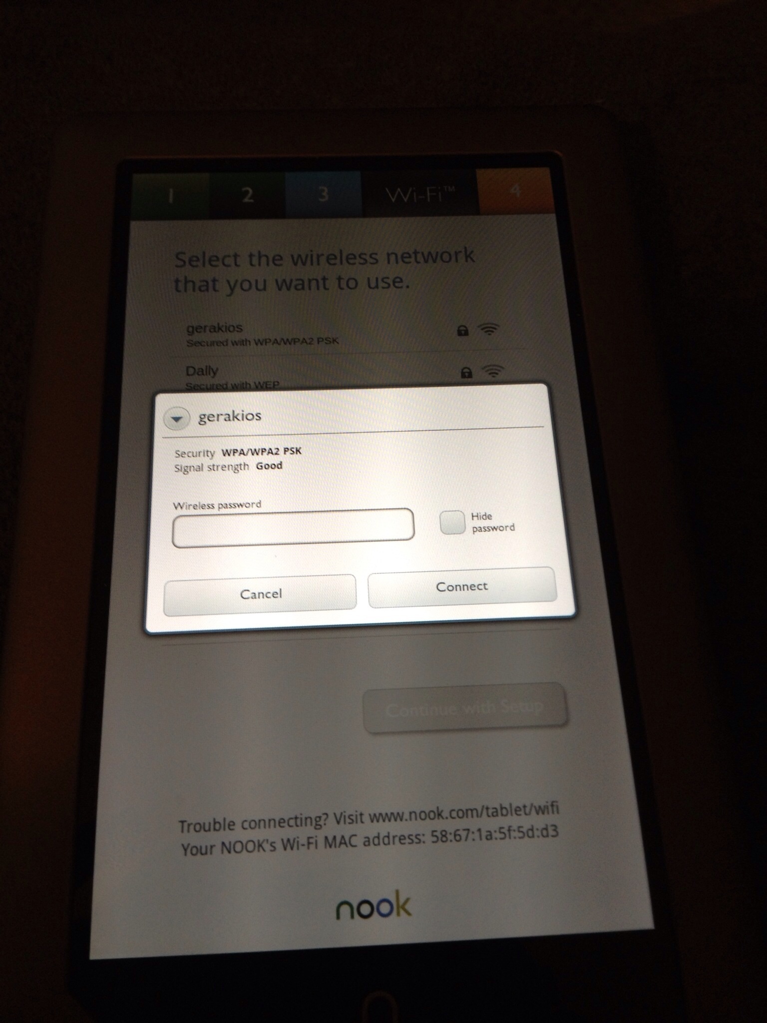 mac address for nook reader mac address for nook reader