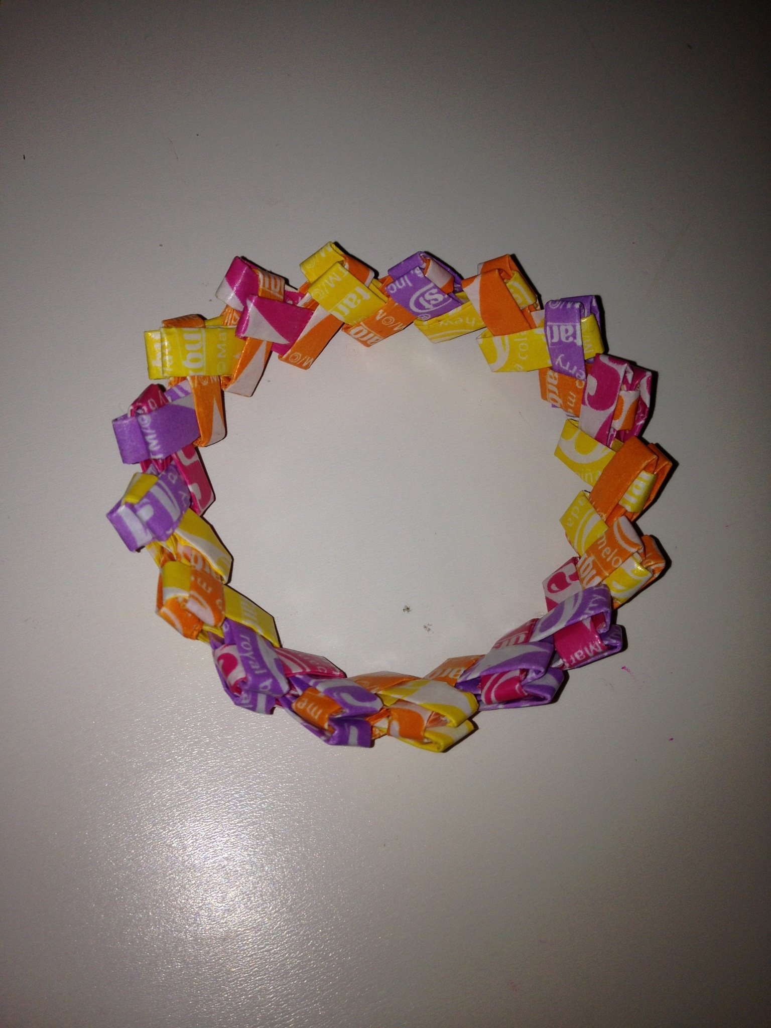 Starburst Recycled Candy Wrapper Bracelet Great Stocking | Etsy | Jewelry  inspiration, Starburst, Starburst candy