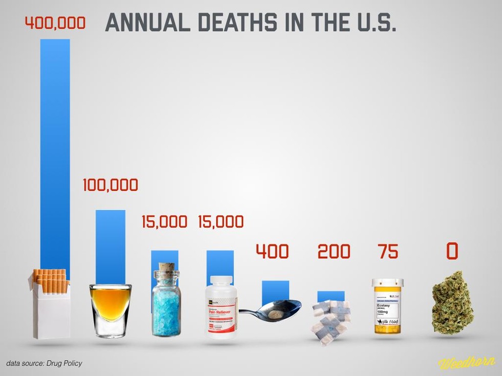 Image result for deaths caused by alcohol tobacco weed 2016