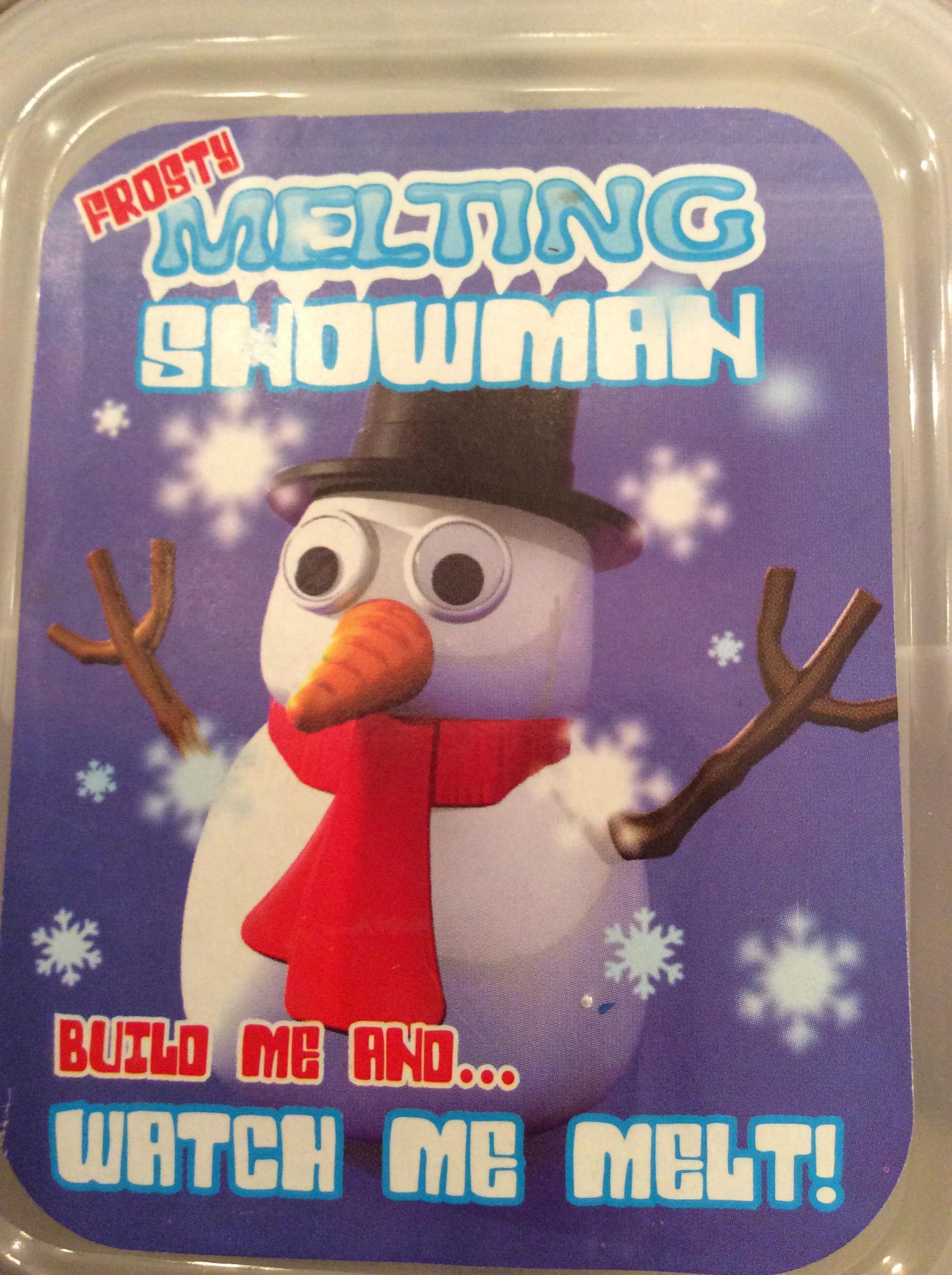 DIY Melting Snowman ⛄️, Melting Snowman Putty