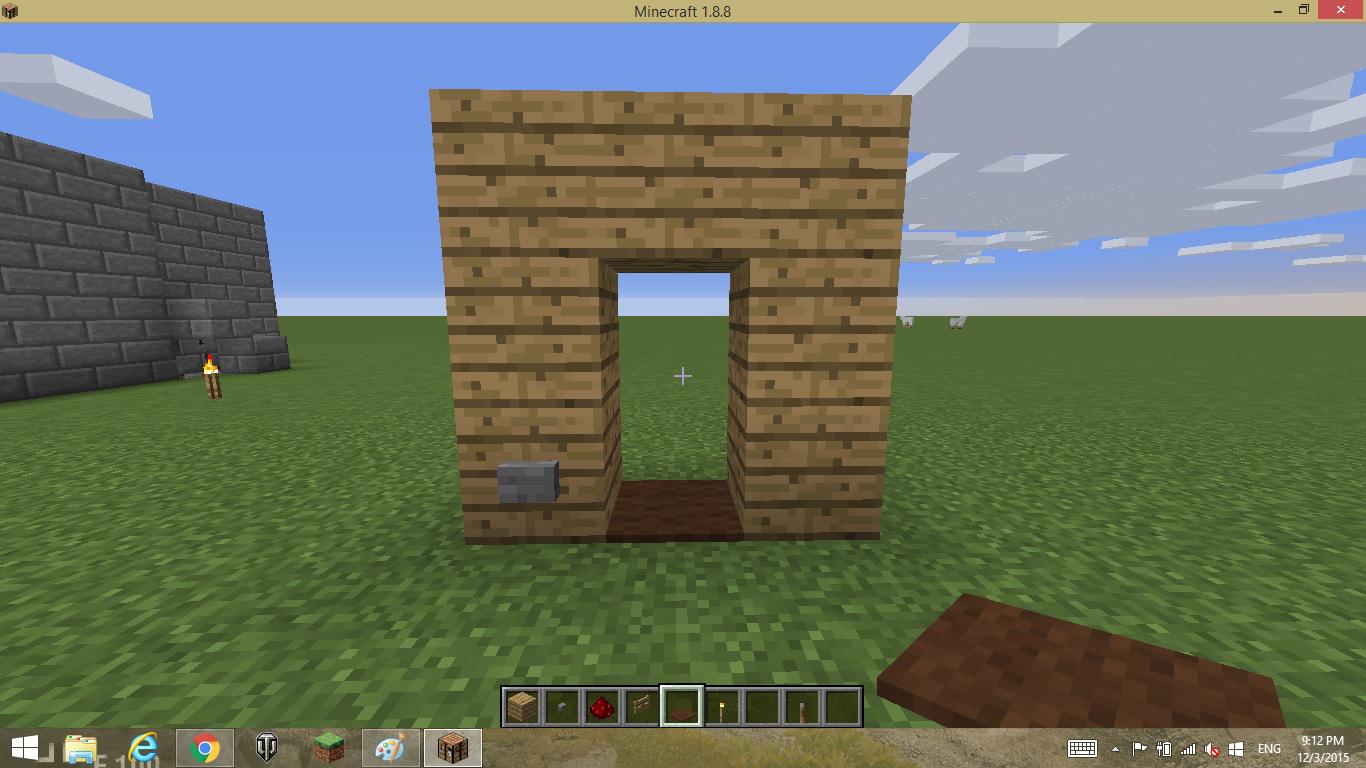 How To Make Invisible Door In Minecraft Pc B C Guides