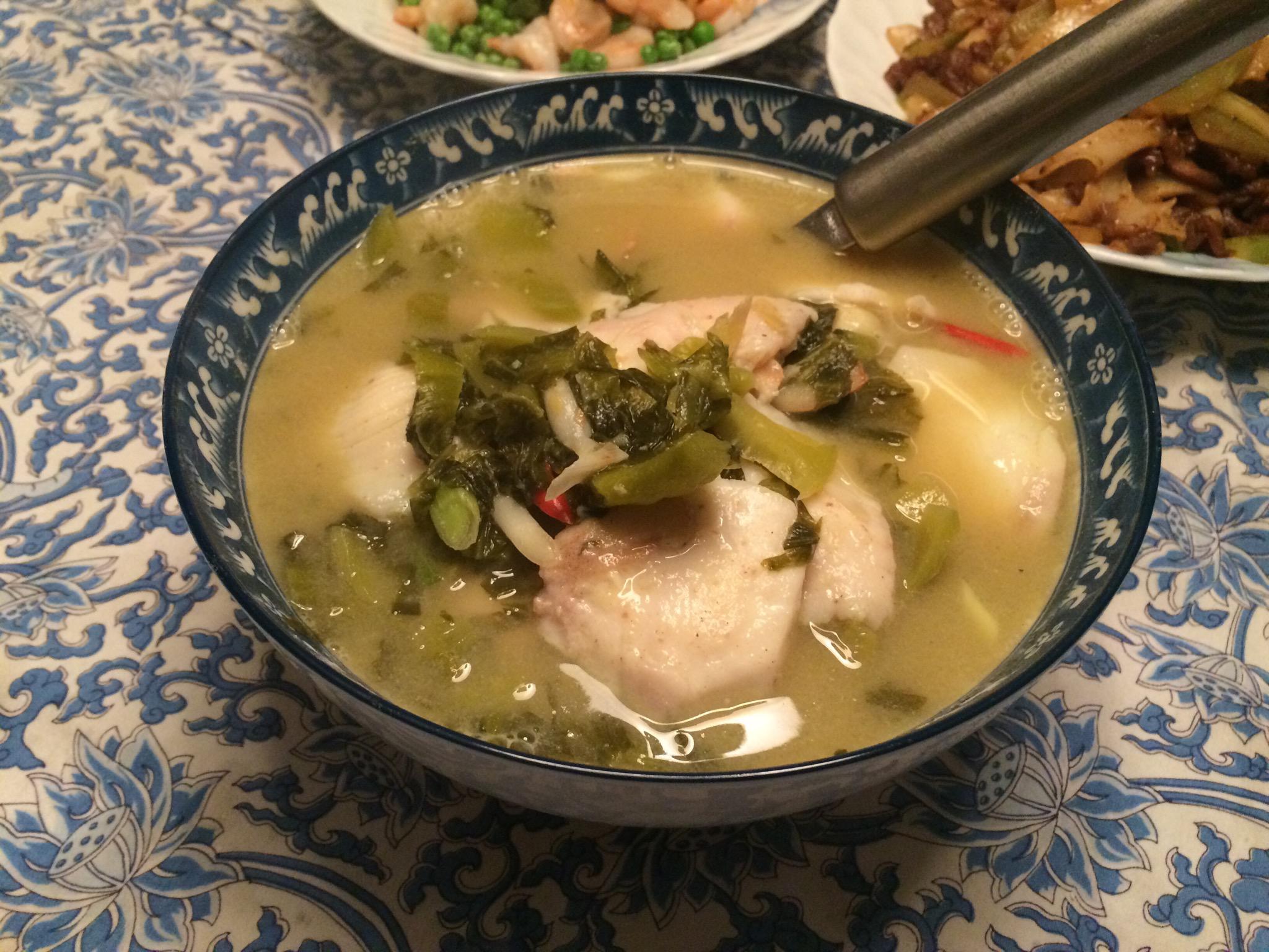 Chinese Pickled Mustard Green Soup