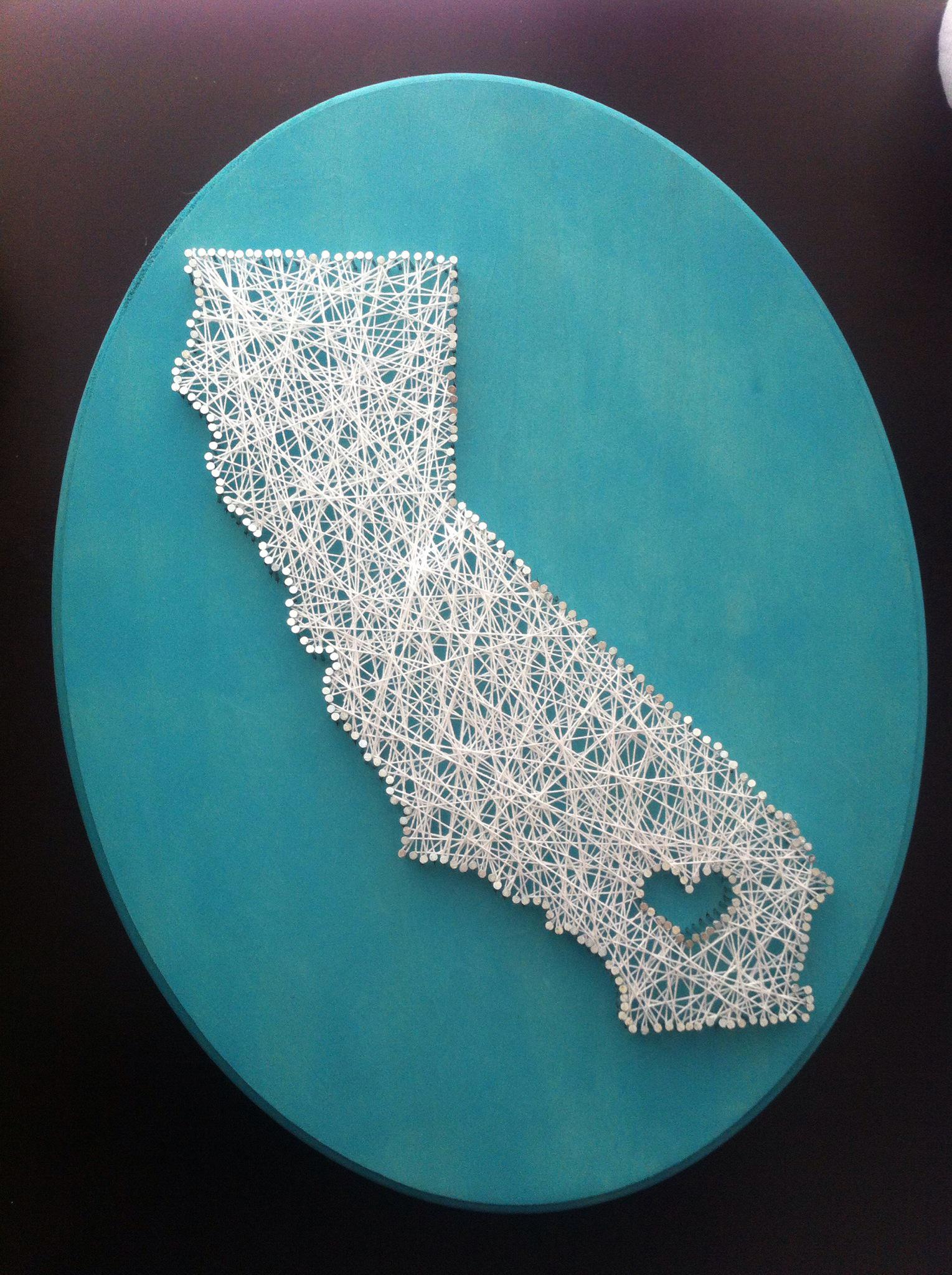 How to make nail & string state art - B+C Guides How to make nail & string state art - B+C Guides