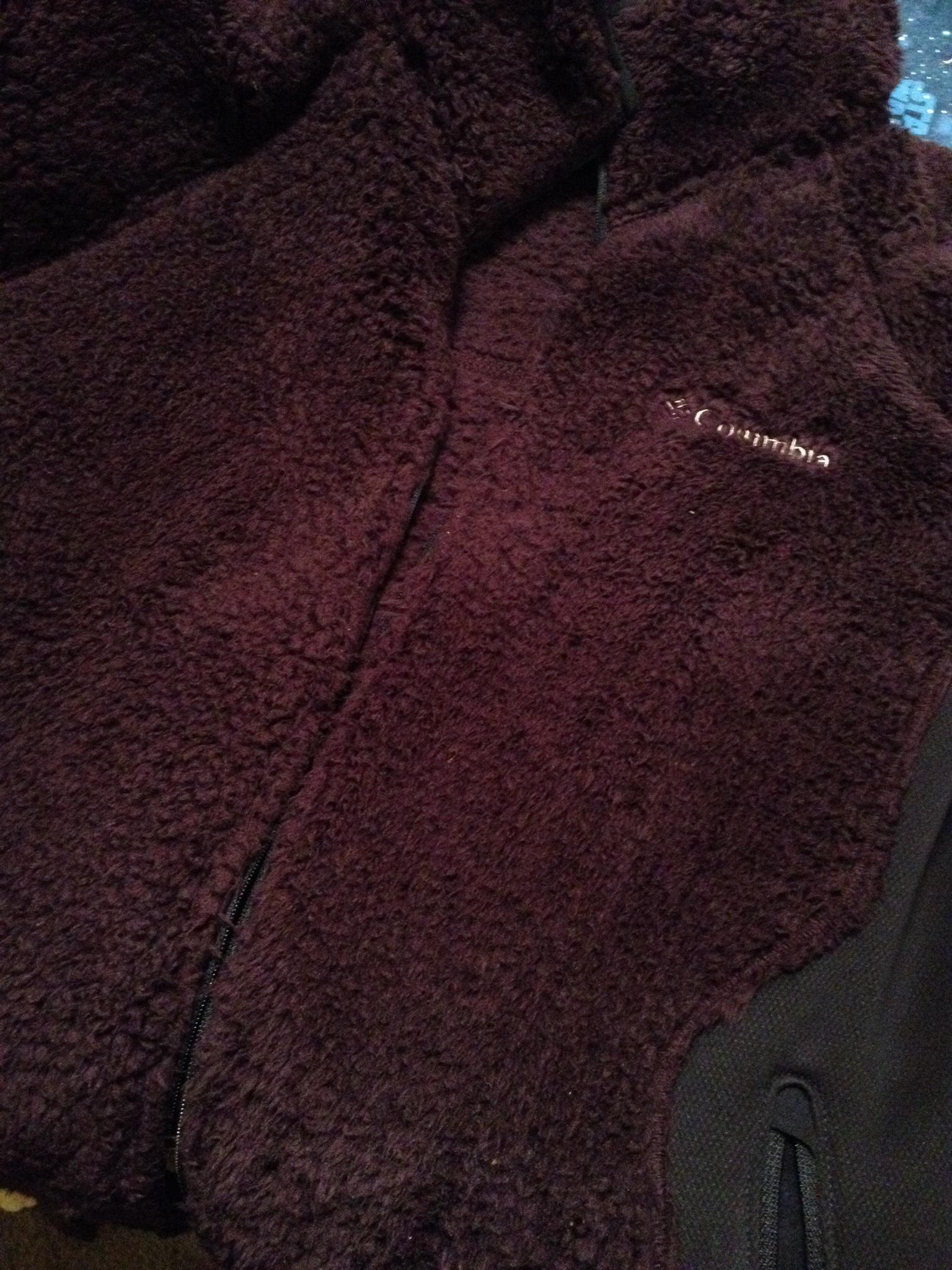 furry columbia jacket