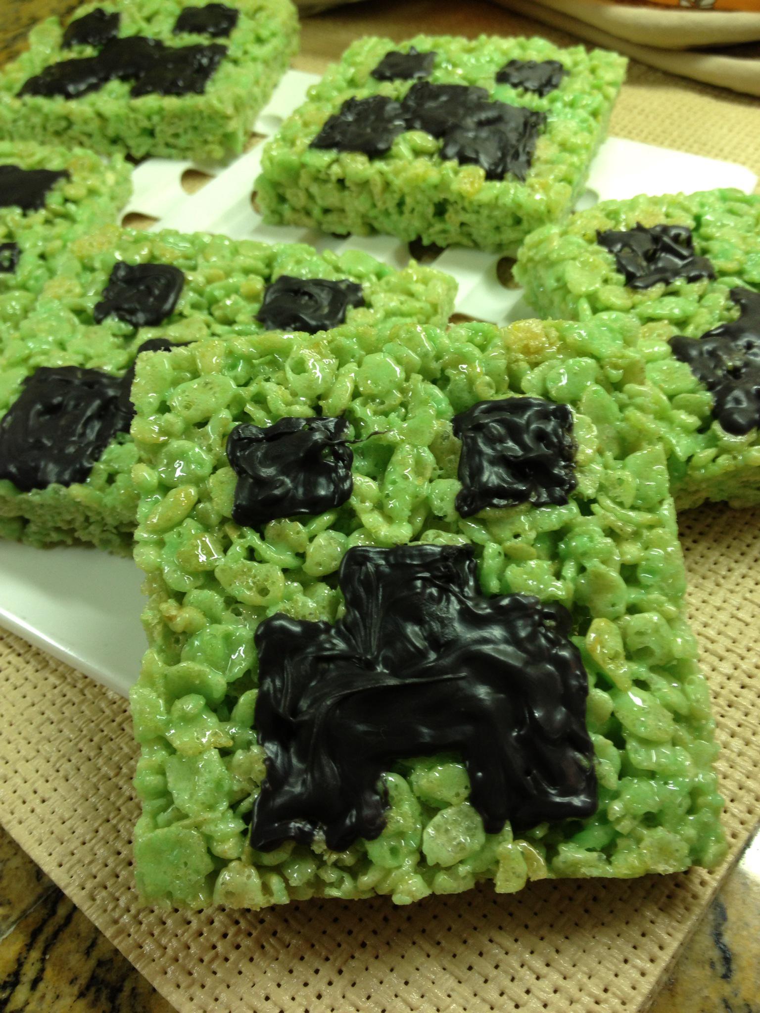 Rice Krispies Treats Minecraft Creeper Edition Original