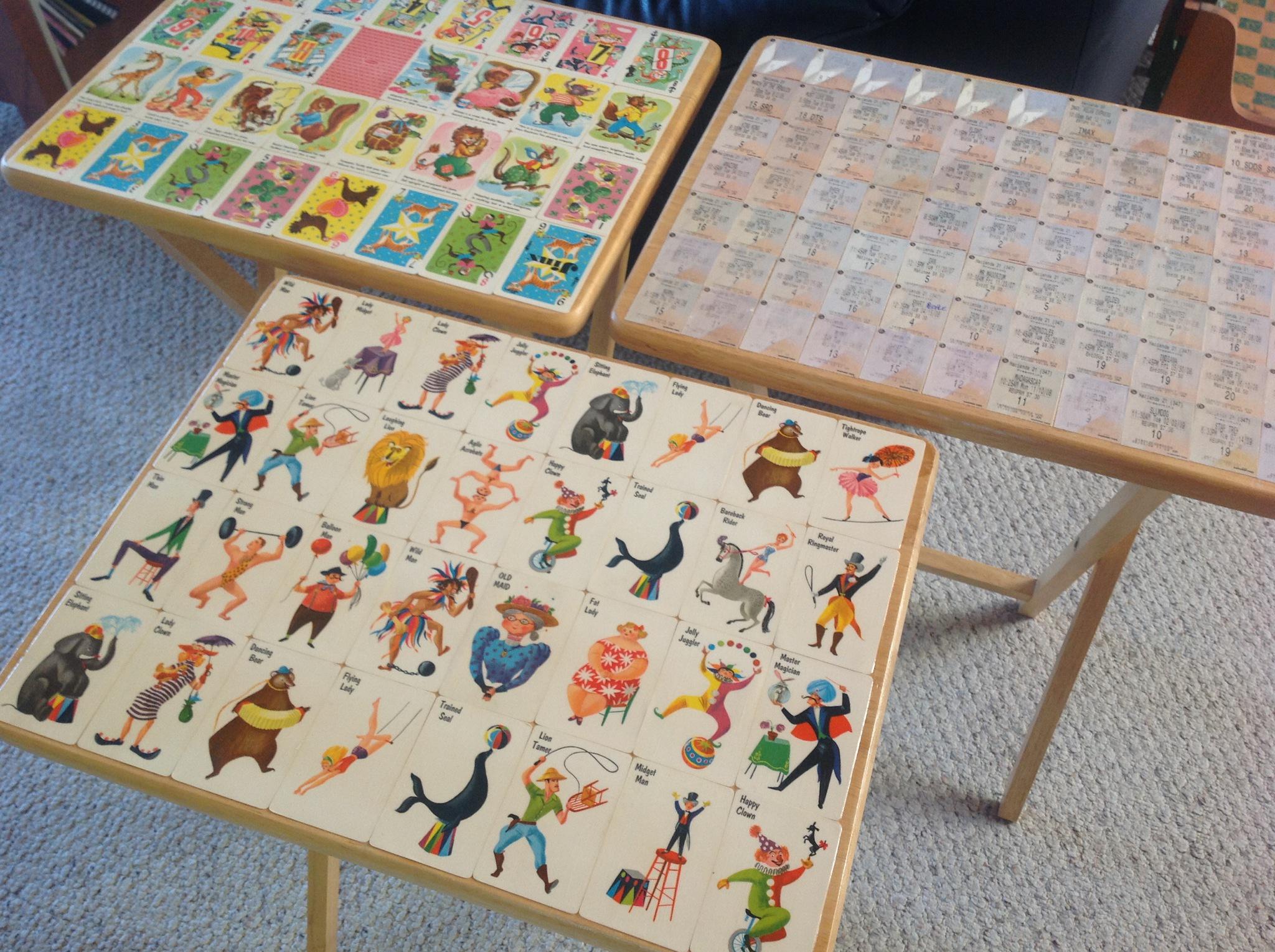 decoupage tv tray