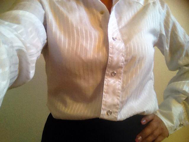 mens dress shirt into women's HOW TO WEAR YOUR MAN'S SHIRT