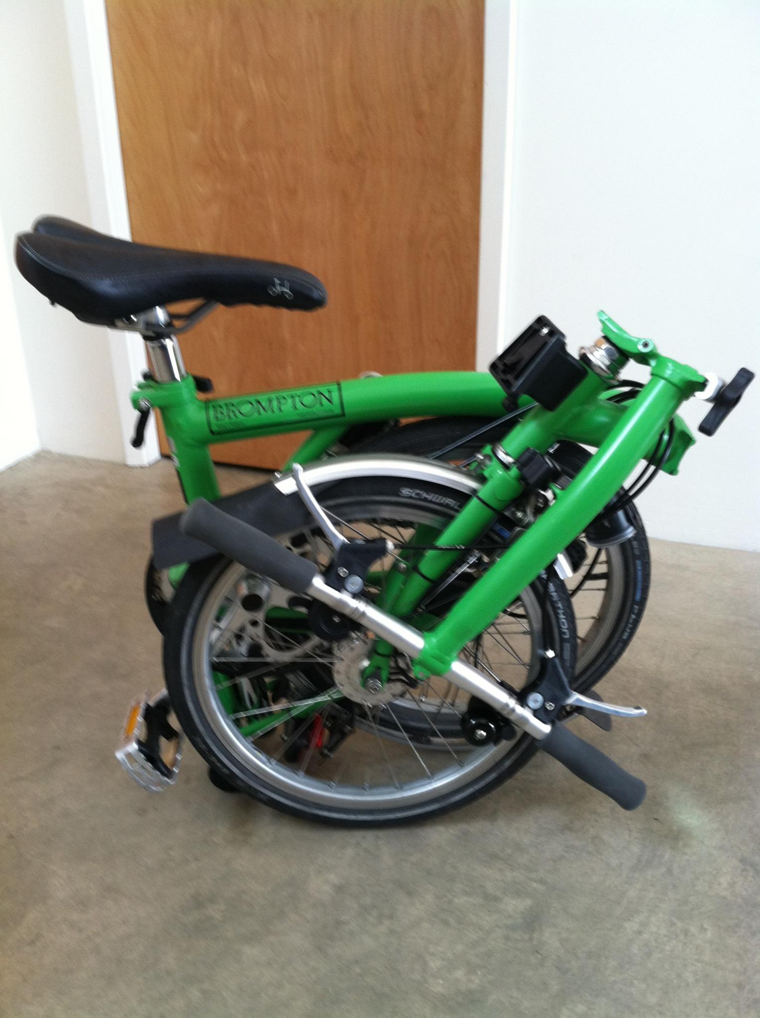 brompton bike unfold