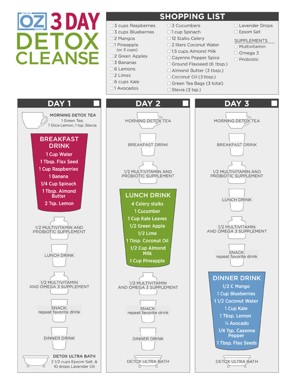1 day detox cleanse