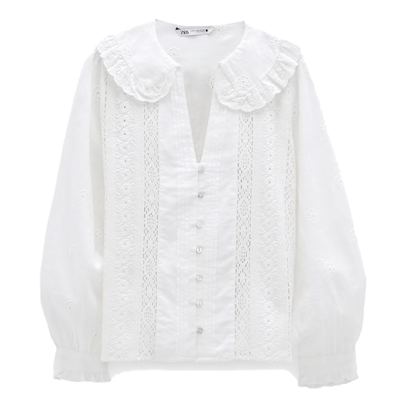 Openwork Embroidery Shirt - Coveteur 