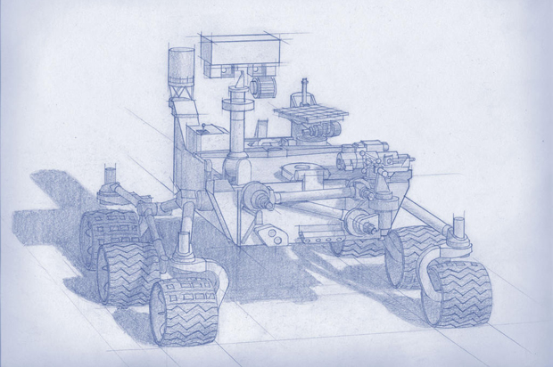 opportunity rover drawings