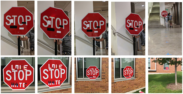Slight Street Sign Modifications Can Completely Fool Machine