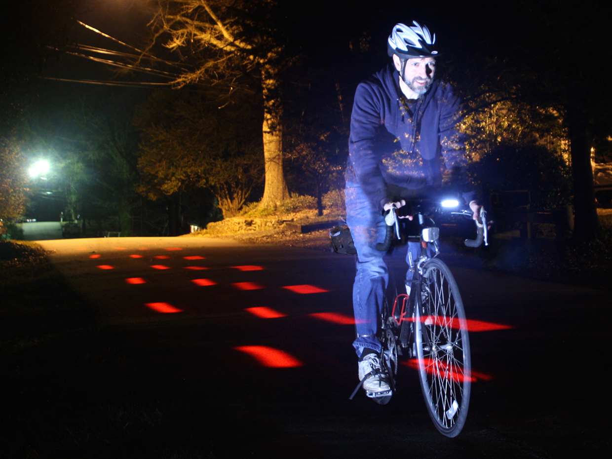 Bicycle LED Lamp Flash Lamp Strap Bar Night Safety Bicycle Installation Random 