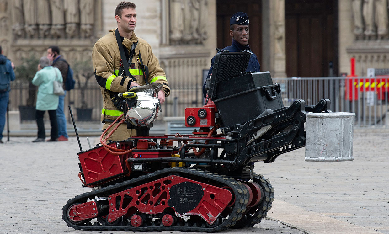 Milrem Robotics and InnoVfoam Develop Robotic Firefighters   Business Wire