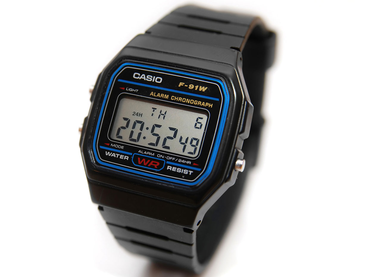 REVIEW: Casio F-91W – Centre Seconds