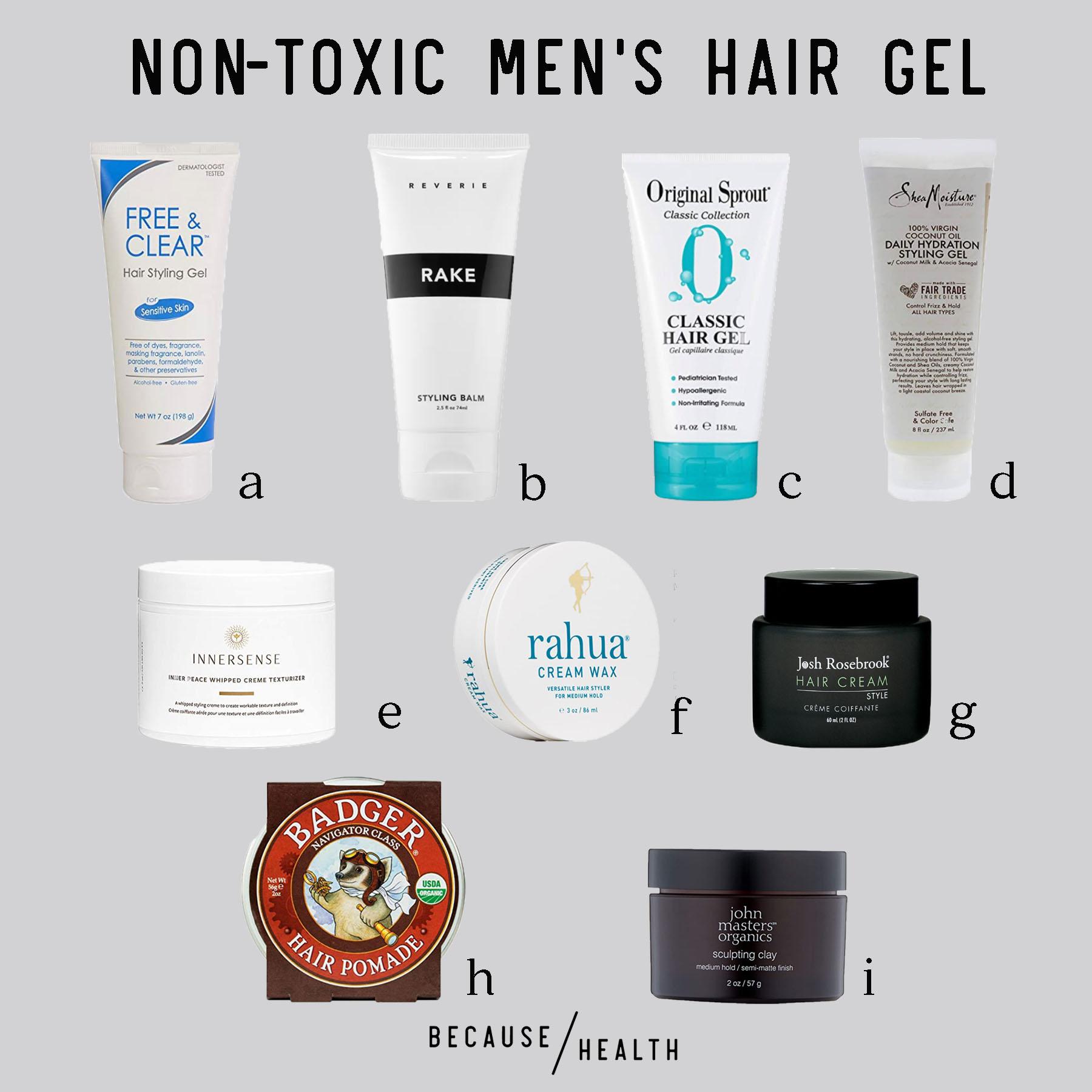 Non-Toxic Hair Gel for Men - Because Health