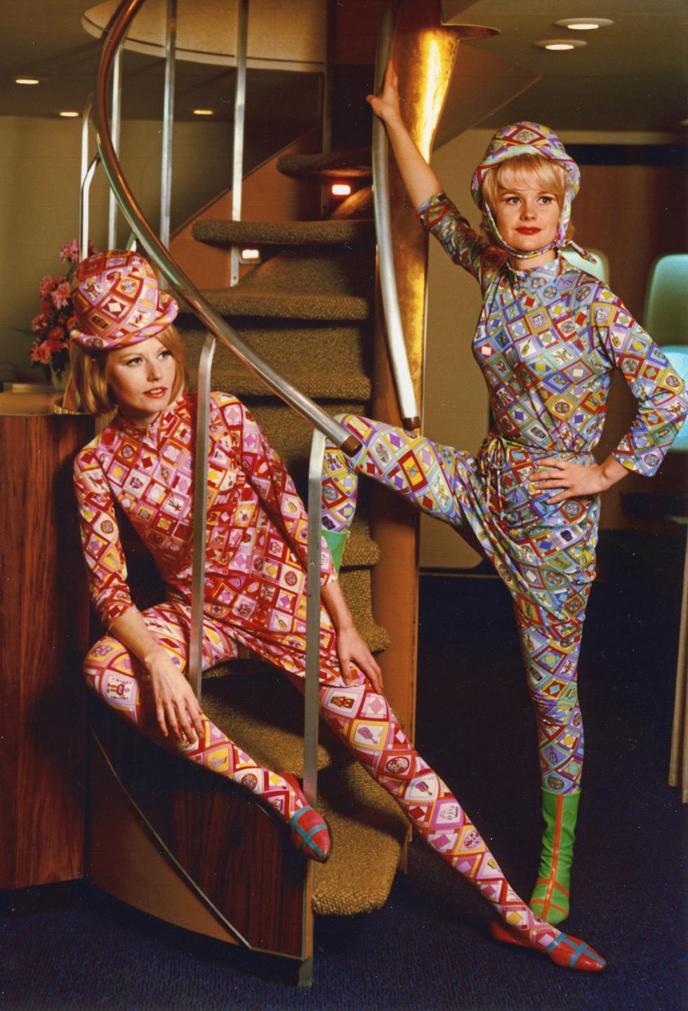 The Most Fabulous Flight Attendant Fashions In History - PAPER