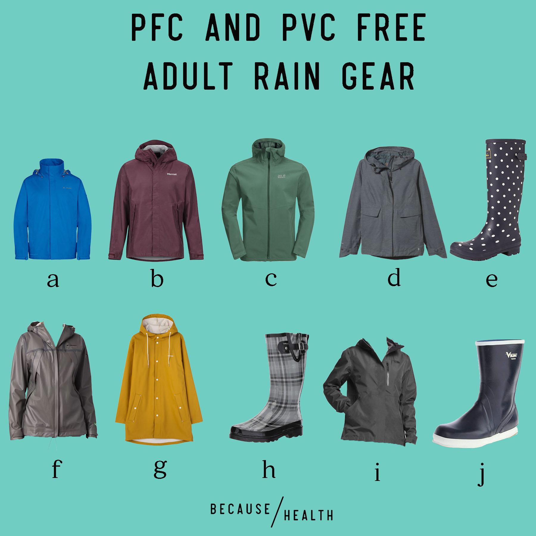 pfas free rain jacket