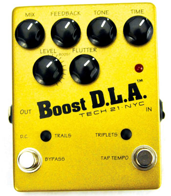 Boost delay pedal Clearance