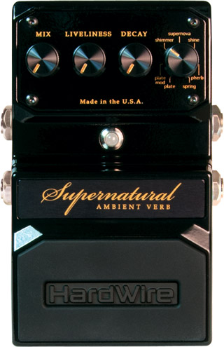 Hardwire Supernatural Ambient Reverb Pedal Review - Premier Guitar