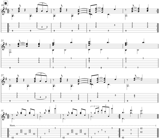 we three kings guitar tab fingerstyle