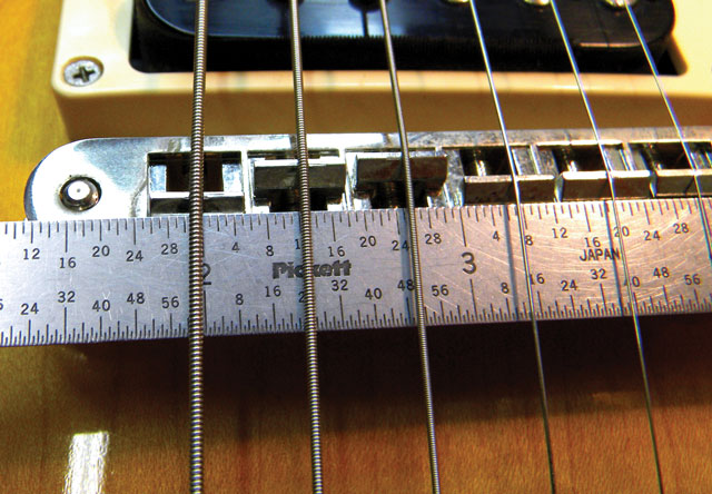 gibson sg string spacing