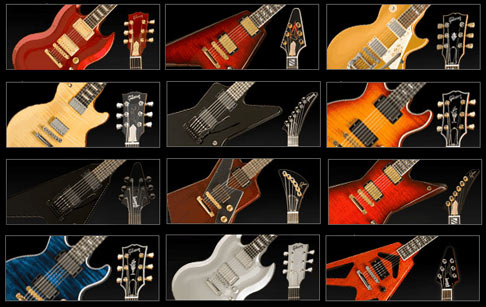 gibson guitar models list