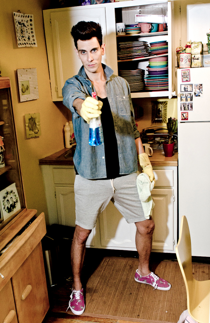 Spring Cleaning Chic With Gabe Saporta Papermag