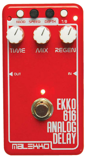 Malekko Heavy Industry Ekko 616 Pedal Review - Premier Guitar