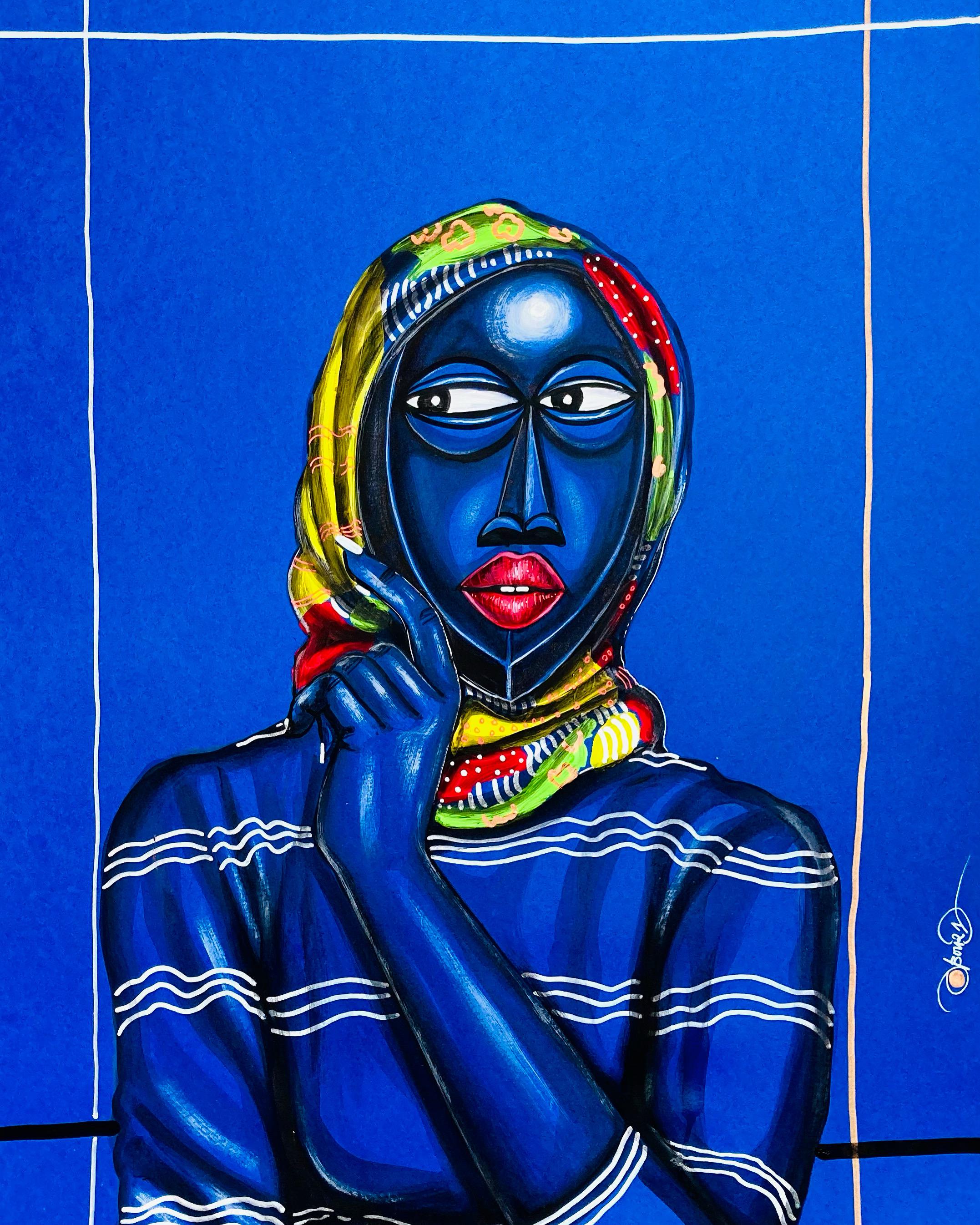 ▷ Big Mama by Yves Fredy Gbais Obou, 2021, Painting