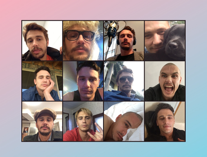 James Franco's 2015 Selfie Calendar Is Here! PAPER