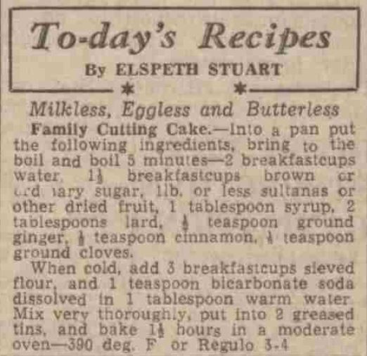 world war stew recipes 2 doughnuts brains potato Fancy pork after some your fried