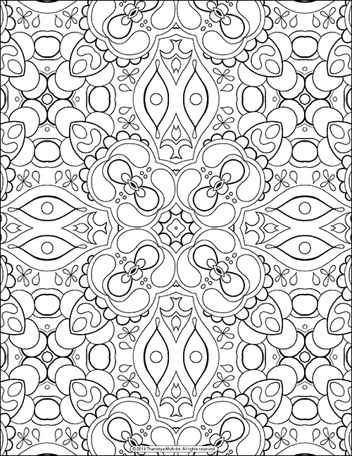 These Printable Mandala And Abstract Coloring Pages Relieve Stress And Help You Meditate 