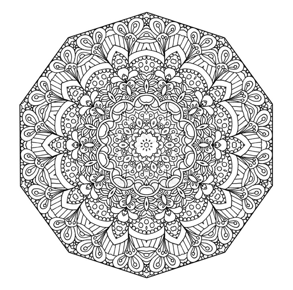 These Printable Mandala And Abstract Coloring Pages Relieve Stress And