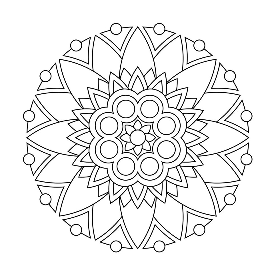 These Printable Mandala And Abstract Coloring Pages Relieve Stress